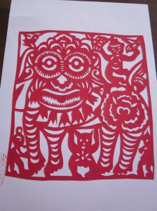 paper cutting by Chinese preschool teacher/artist