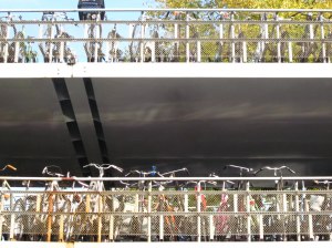 multi-story bicycle parking lot