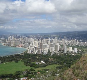 Honolulu from Diamond Head