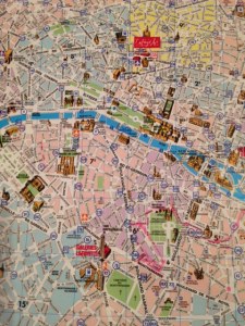 map of paris