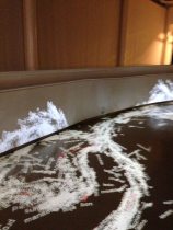 Moving river of words, Branley Museum, Paris