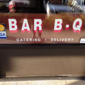 BBQ sign