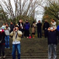 picture of people taking pictures